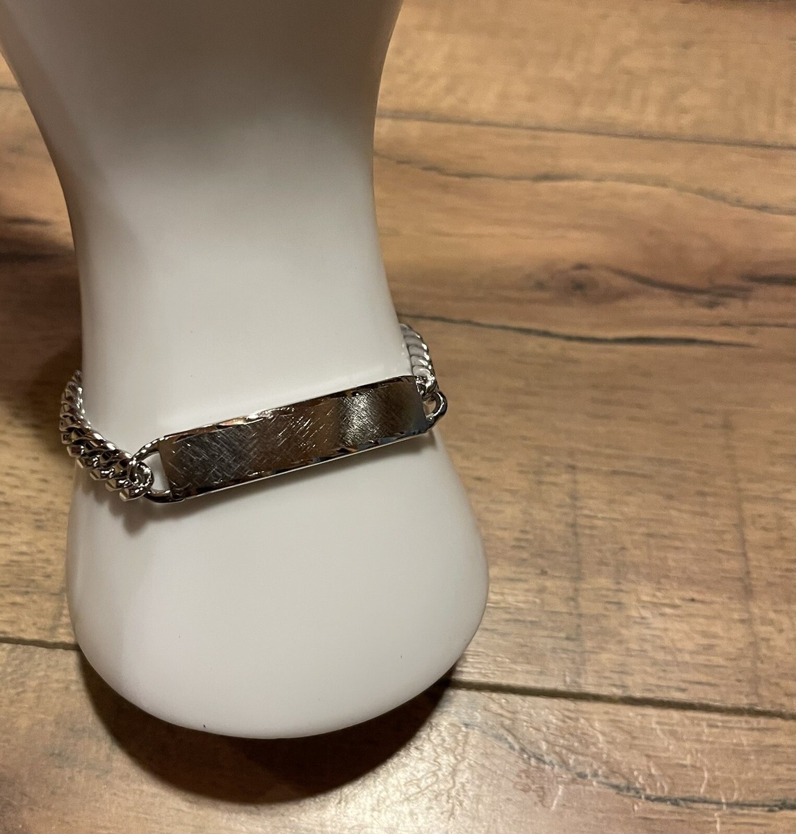 Vintage JB Champion Rhodium Electroplate Men's ID Bracelet | eBay Vintage JB Champion Rhodium Electroplate Men's ID Bracelet | eBay