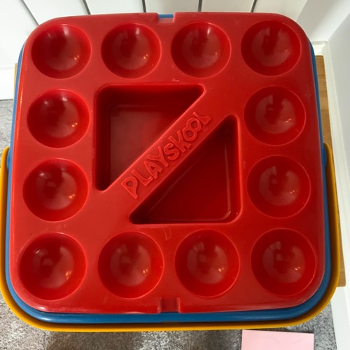 Vintage Playskool 73 Stickle Bricks & Tub - Picture 6 of 7