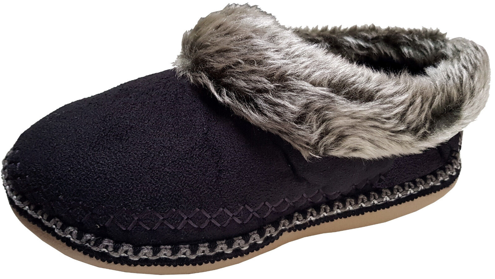 Dokela Hausschuhe Damen & Herren Gefüttert - Winter Clogs Mit Fußbett Plüsch 36-48