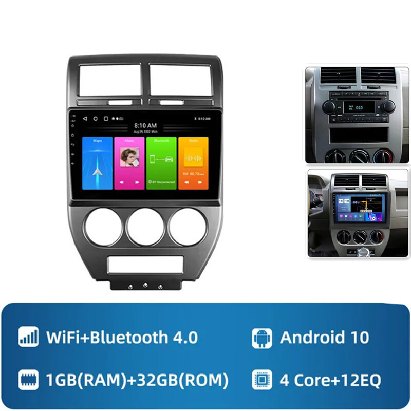 Android Car Stereo with GPS & Touchscreen for Jeep Compass MK Patriot