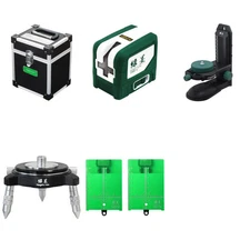 Niigataseiki SK Green Laser GMW-4 Set with Case, Platform, Rotating Base, Target