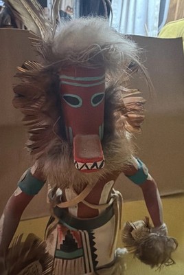 Hopi Kachina Lagen Handarbeit. Vom Künstler signiert, 11 Zoll