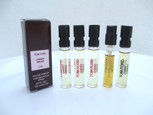 5 Authentic TOM FORD Samples * CHERRY SMOKE * LOST CHERRY * BLACK ...