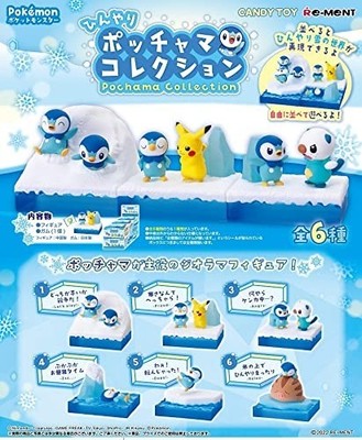 Re-Ment Pokemon Cool Piplup Sammlung Alle 6 Typen Komplett Set Figur JP