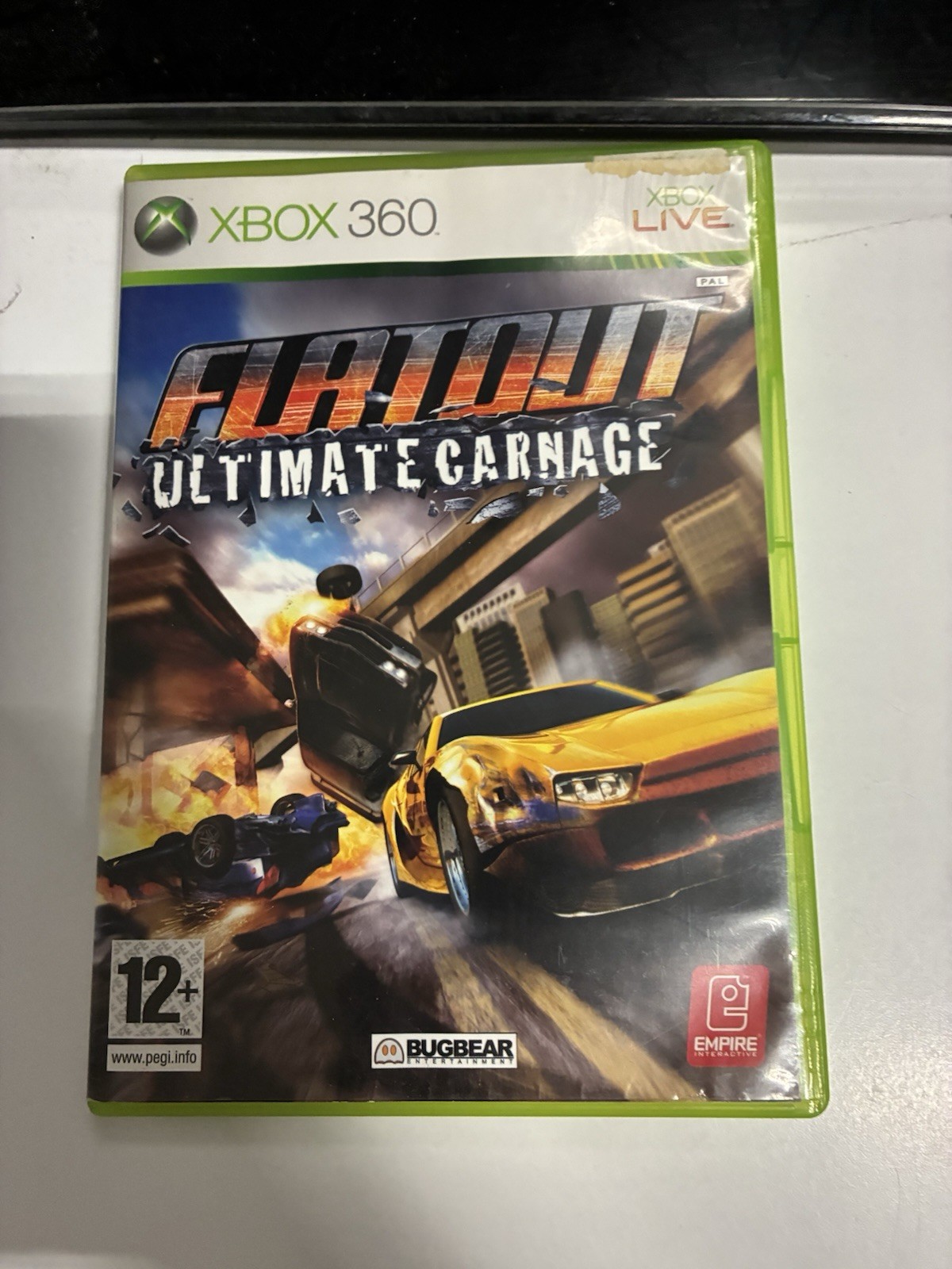 Flatout Ultimate Carnage Xbox 360 Complet PAL FR
