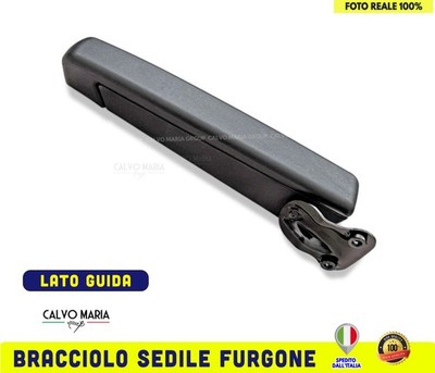 Bracciolo Regolabile Universale Per Auto | Compatibile Con VW T4 T5 T6 E Fiat Ducato, Angolo 0-120° In Pelle PU