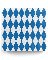 Bayerische Rauten Servietten Blau-Weiß Als Tischdeko FüR Oktoberfest 20 St.