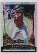 2020 Panini Chronicles Titan Hyper /299 Starling Marte #17 12i4