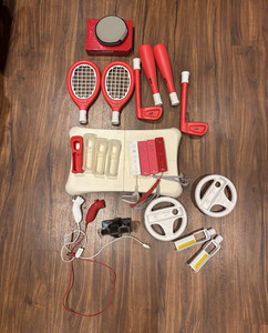 Nintendo Wii Complete Set: Remotes, Sports, Games, etc.