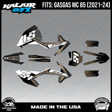 Graphics Kit for GasGas MC85 (2021-2024) Swirl Series - TAN