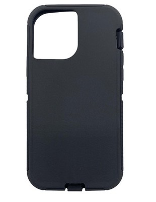 Replacement Rubber Outer Skin Compatible with iPhone 12 and 12 Black 