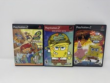The SpongeBob Squarpants Movie & Battle For Bikini Bottom PS2 Game set
