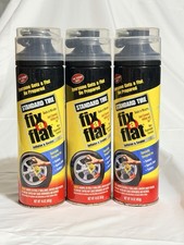 Fix A Flat Inflator Sealer Standard Tire 16oz Lot Of 3