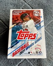 2021 Topps Update Series Baseball Factory Sealed Blaster Box Patch Card Rookies