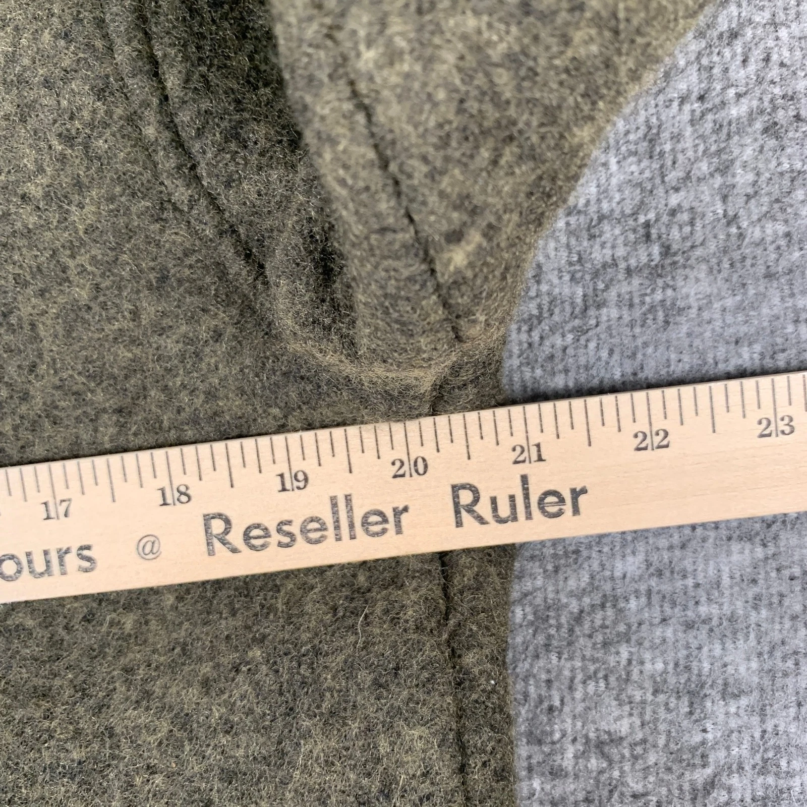 Flint and Tinder Jacket Men Small Boiled Wool Station Huckberry Olive Green - product detail image 10