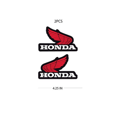 #ad Honda Wing Logo Tank Window Sticker Decal 21mil weather proof laminated Gloss $16.91