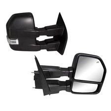 Towing Mirrors compatible for 2015 2016 2017 2018 2019 2020 Ford F150 Black