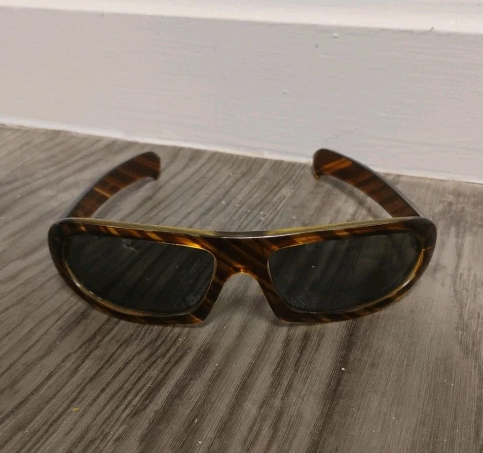 Vintage 60s COOL-RAY Polaroid Sunglasses - Social Eyes 220 Tortoise Wraparounds - Image 2 of 4