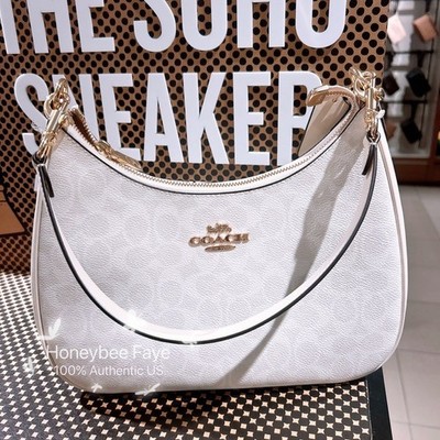 NWT Coach Teri Hobo Bag In Signature Canvas CAK28/CV940/CAL52 | eBay