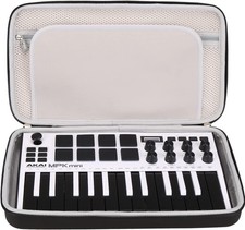 Hard Portable Case with AKAI Professional MPK Mini MK3 / AKAI Professional Fi...