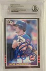 RYNE SANDBERG Autograph Signed 1985 Donruss Baseball Card HOF Cubs BAS slab — photo 1