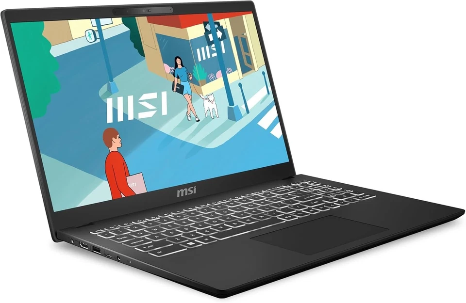 MSI Modern 15H 15.6" FHD Touchscreen AI Laptop Intel Core Ultra 9 185H 64GB RAM - Image 2 of 4