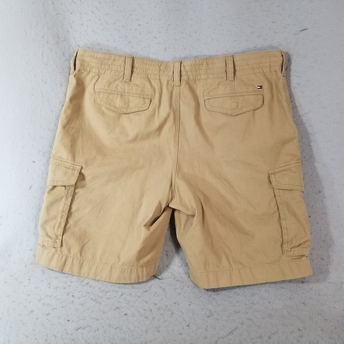 Tommy Hilfiger Cargo Shorts Mens 40 Khaki Classic Flat Front Multi Pocket Cotton - Picture 7 of 19