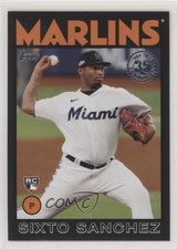 2021 Topps 1986 Baseball 35th Anniversary Series 2 Black /299 Sixto Sanchez 0hz1
