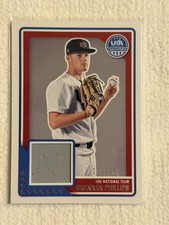 2023 Panini USA Stars & Stripes Jersey #USAM-BP Brennan Phillips RC 196/250