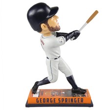 Springer Houston Astros 2017 World Series Champions Ticket Base Bobblehead MLB