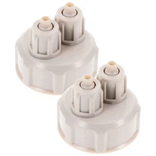 2 Pcs Bottle Cap Aquarium Air Pumps Diffuser Accessories and Parts Plant