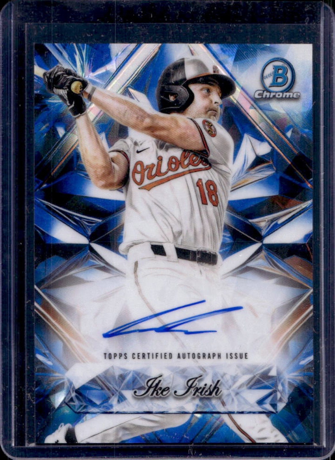 2025 Bowman Draft Sapphire Ike Irish Selections Auto #SSA-II Orioles