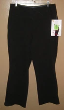 WOMEN WITH CONTROL by Renee Greenstein Black Stretch Knit Denim Jeans 18WP NWT