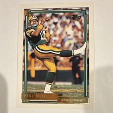 1992 Topps - Paul McJulien Green Bay Packers #634 NFL Football Trading Card