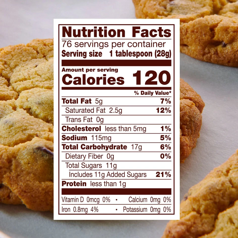 Tina de masa para galletas con chispas de chocolate Pillsbury, 4,75 lb. Foto 2 de 4