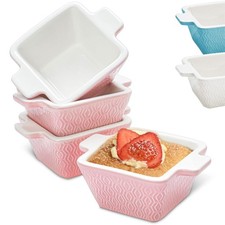 Praknu Piccole Pirofile in Ceramica Set di 4 - Rivestimento antiaderente