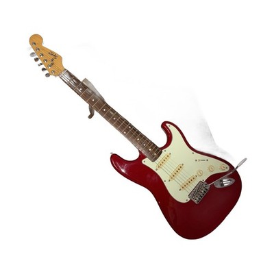 Squier Bullet Strat Custom Red Wilkinson Bridge Upgraded Pickups Used Guitar