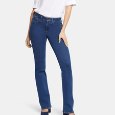 NYDJ Barbara Sinclair Wash High Rise Bootcut Jeans Sz 14