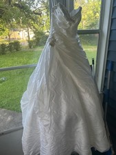 white wedding dress size 4
