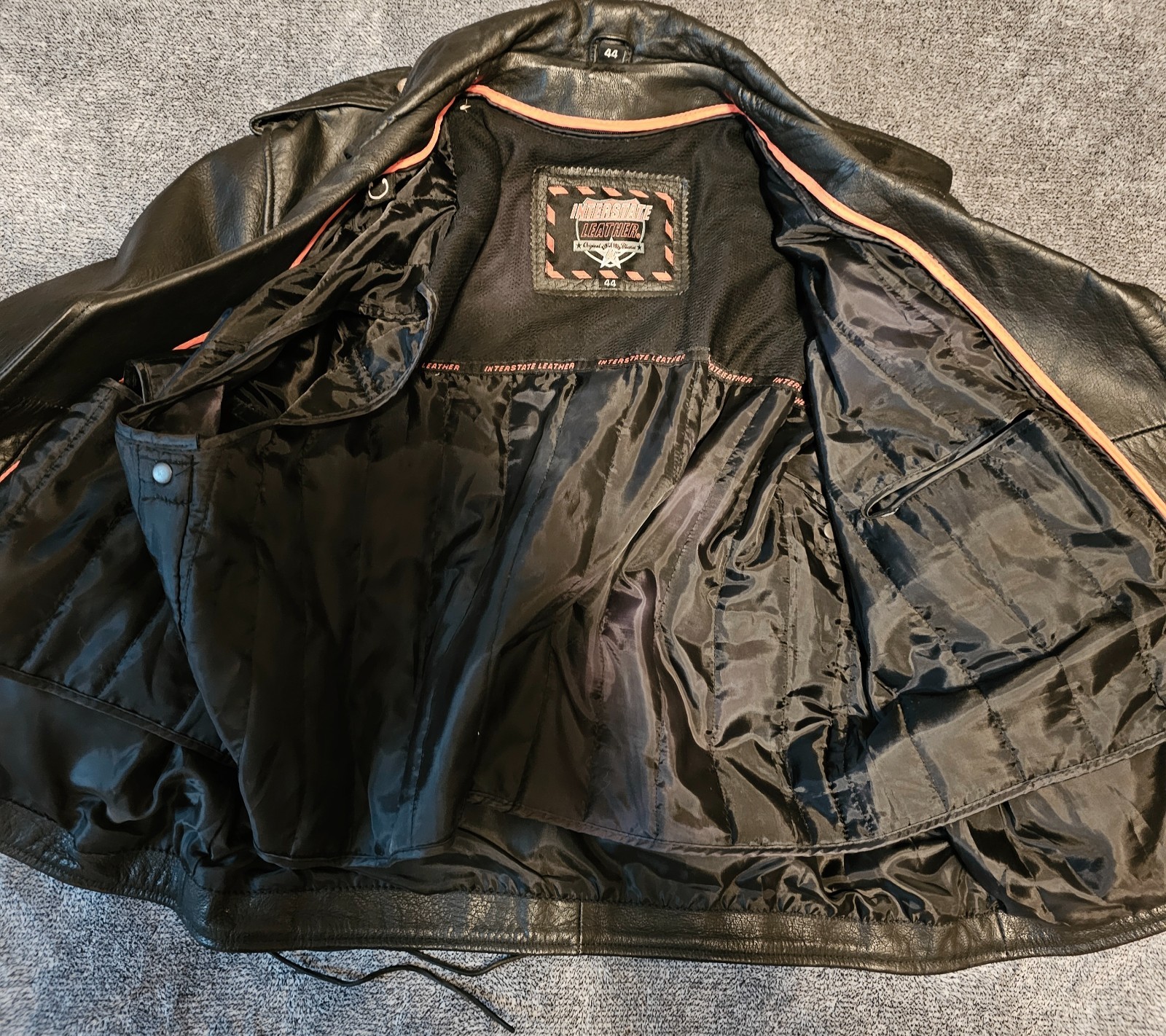 EXCELLENT Classic Interstate Leather Motorcycle R… - image 4