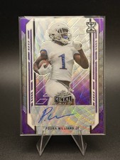 Pooka Williams Jr. 2021 Leaf Metal Draft RC Black Auto /15 Mint Signature SP