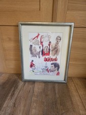 Limited Edition Man United  Signed D J Walker Fa Cup Winner 2004. Print 10-950