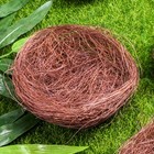  16 Pcs Bird's Nest Plate Decoration Ornament Miniature Simulated