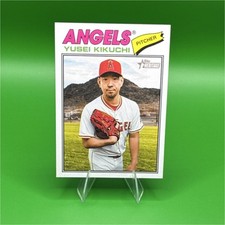 Topps Heritage Yusei Kikuchi Angels Base Set #167 Baseball Card MLB