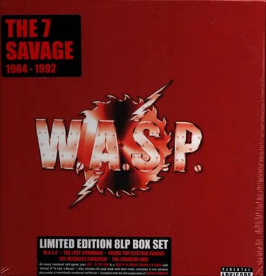 W.A.S.P. The 7 Savage 1984-1992 NEW OVP Madfish Vinyl LP-Box