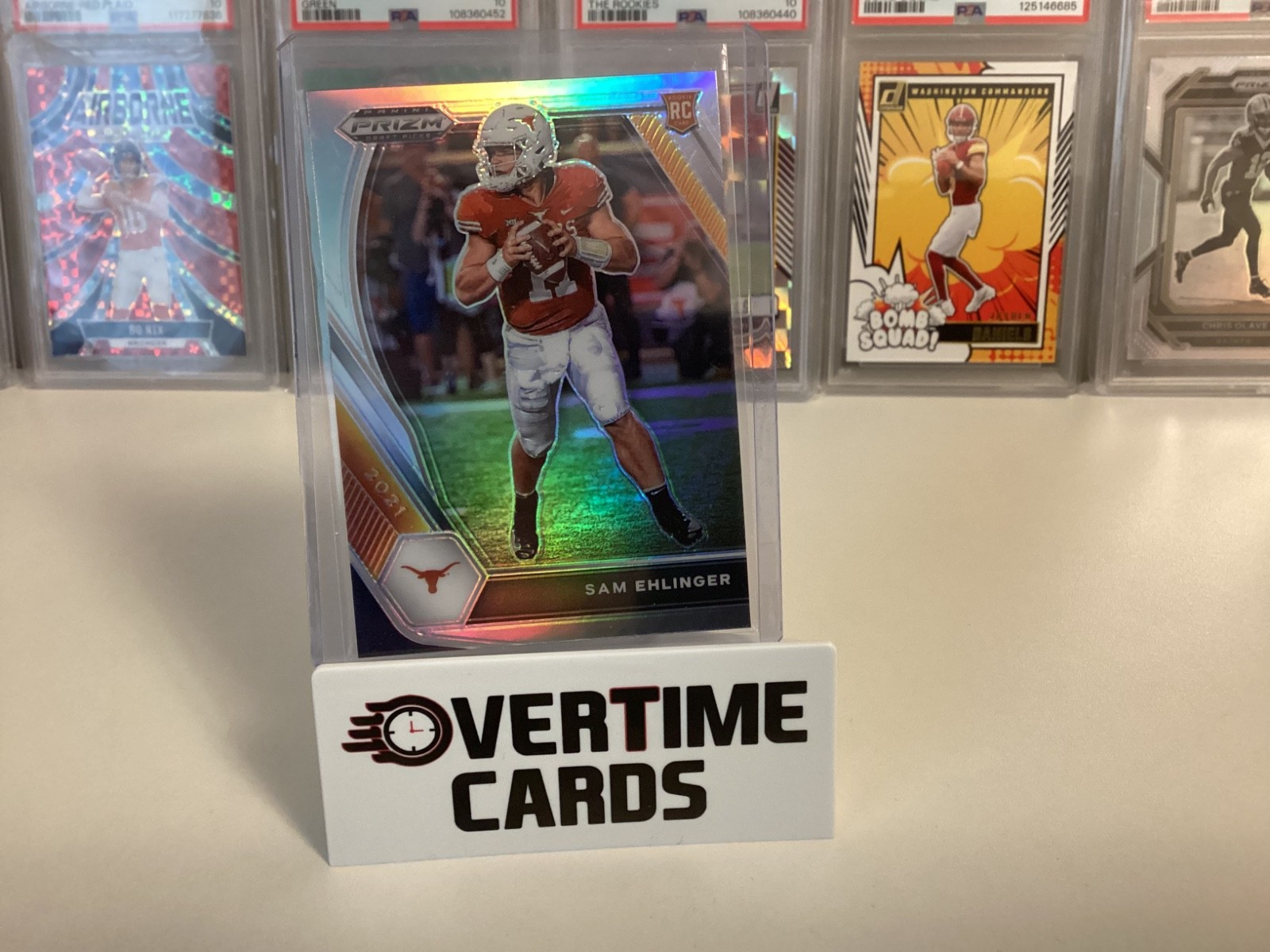 2021 Panini Prizm Draft Picks - Sam Ehlinger #131 Silver Prizm (RC)