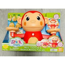 Spark Create Imagine Math Counting and Balance Monkey Play Set 20 Pieces 06373