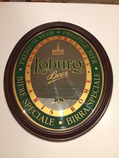 Coppia di specchi pubblicitari birra