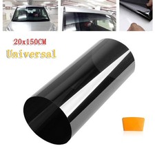 Gloss Black Sun Strip Universal Large Van Car WindscreenA Sunstrip 20cm*150cm UK