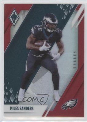 2021 Panini Phoenix Red 55/250 Miles Sanders #74 0et1
